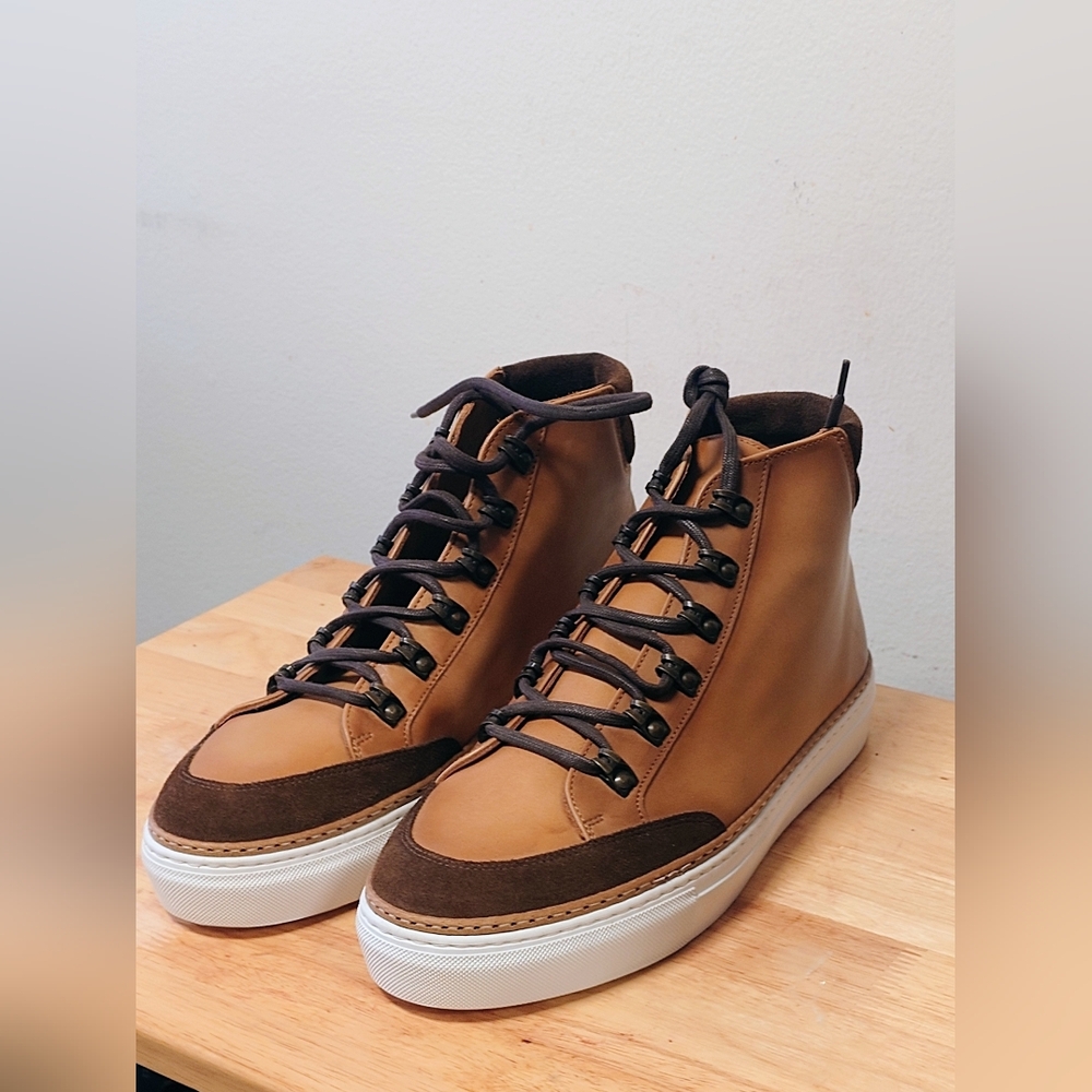 Taft Brown High-Top Men's Sneakers Size EU 43 / USA 10 M